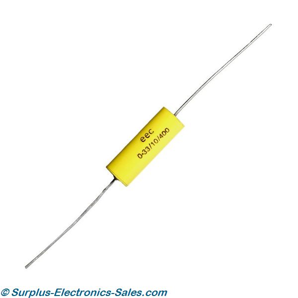 .33uF Metallized Polyester Film Capacitor - Click Image to Close